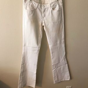 7 for all mankind white jeans